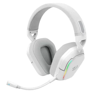 Wireless Gaming Headset, Redragon Mira 7.1, RGB, Bluetooth, 2.4ghz, P3, White - H868W